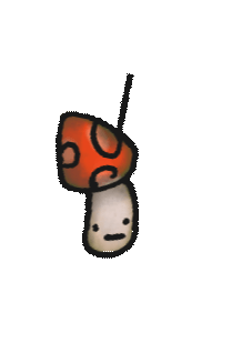 Hanging mushroom